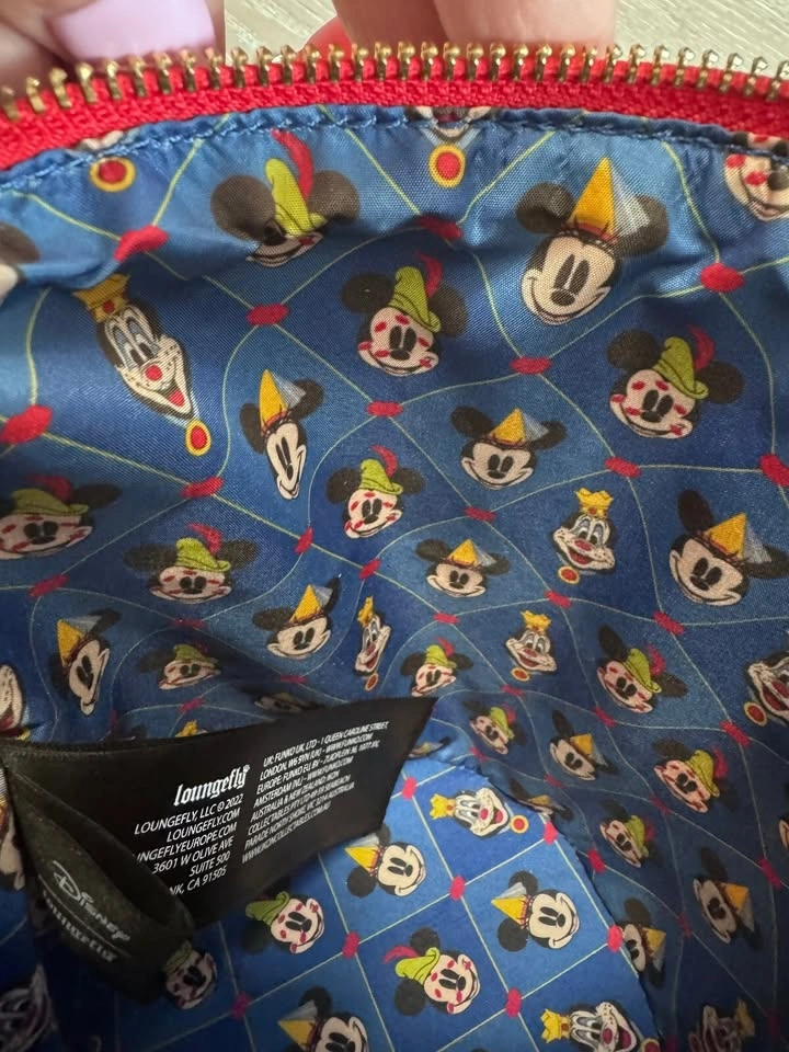 Loungefly Disney Brave Little Tailor Mickey Minnie Carousel Bag - photo 5