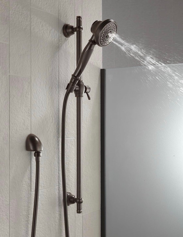 Brand New Delta 57021-RB Luxury Wall Slide Bar Hand Shower - photo 3