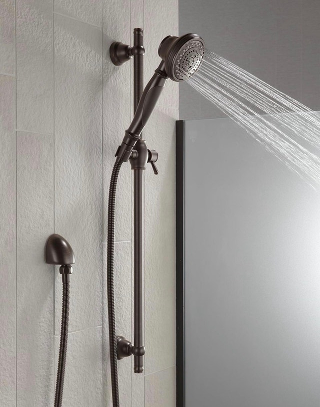 Brand New Delta 57021-RB Luxury Wall Slide Bar Hand Shower - photo 4