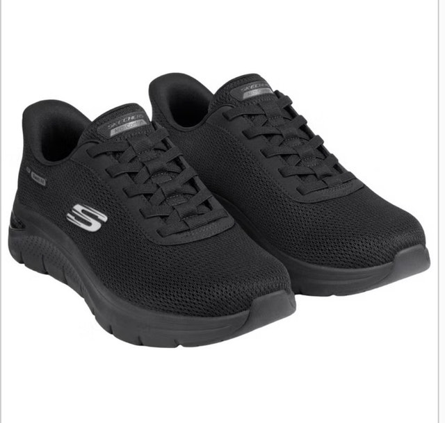 Brand New Skechers Handsfree Swift Fit Arch Comfort Shoes - Blac