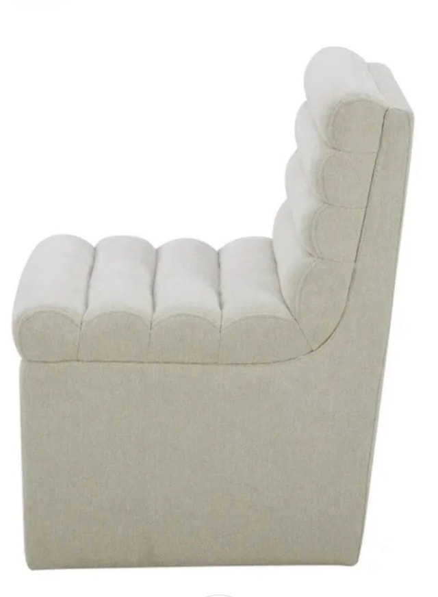Brand New Aiden & Ivy Fabric Armless Dining Chair - Set of 6 - photo 5