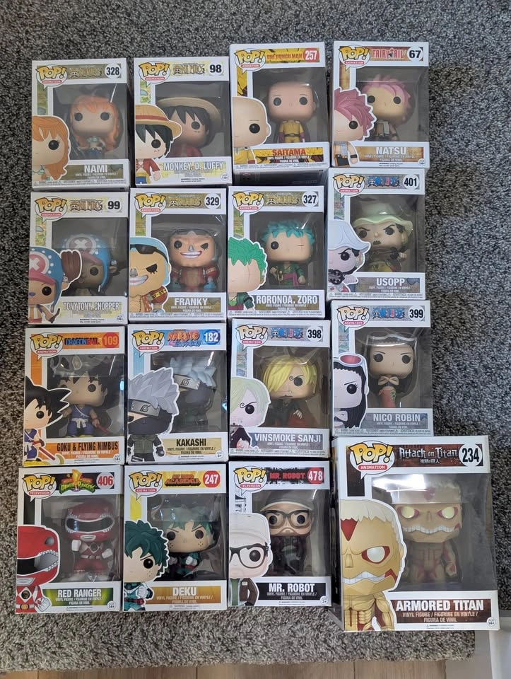 Anime & TV Funko Pop Collection – One Piece, Naruto & More!