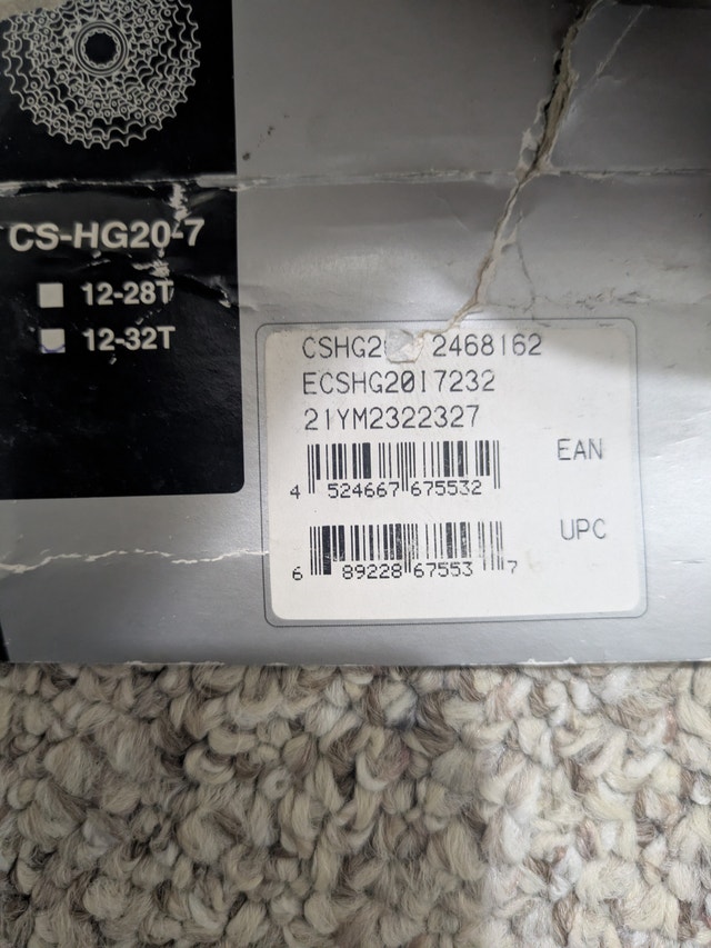 Cassette Shimano CS-HG20-7 - photo 2