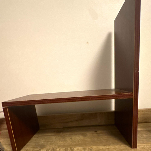 Brown Dark Wood Tone Wood Composite Computer Desk
