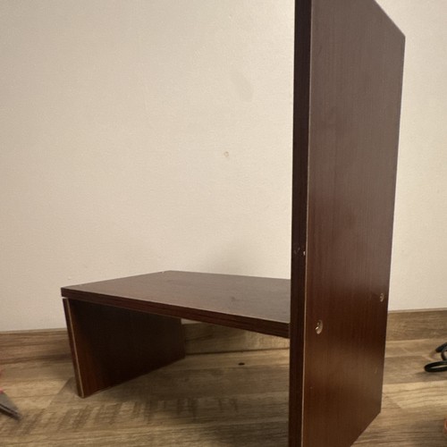 Brown Dark Wood Tone Wood Composite Computer Desk - photo 2