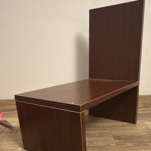 Brown Dark Wood Tone Wood Composite Computer Desk - photo 4