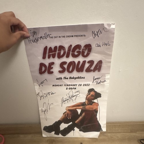 Indigo De Souza Signed RARE Concert Poster w/ The Hobgoblins - photo 4