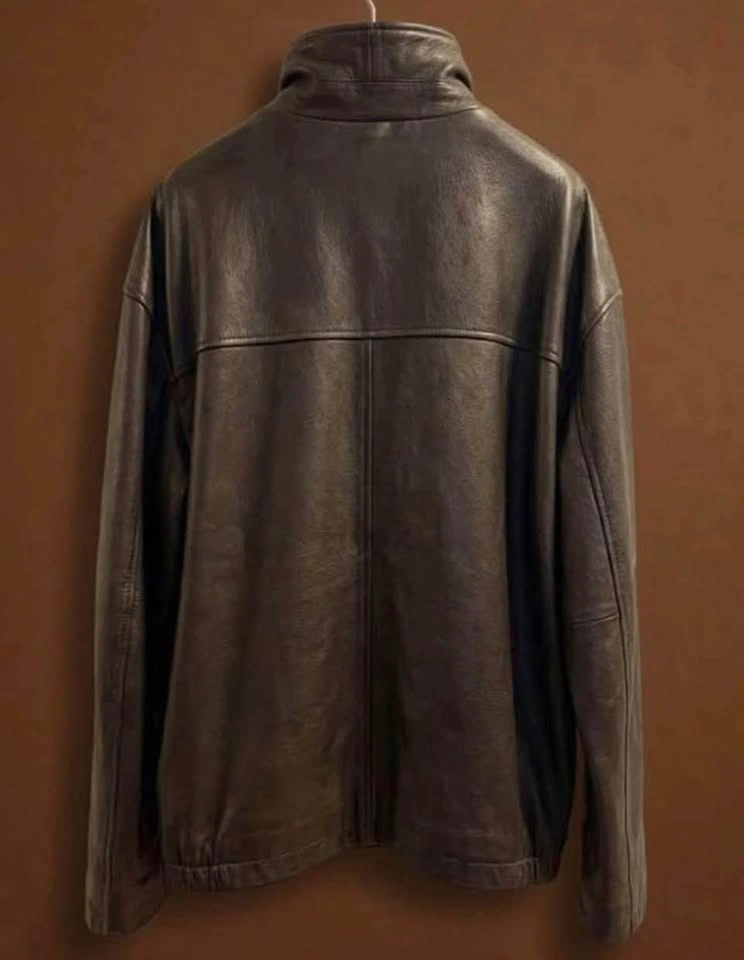 Vintage full-grain leather jacket BENTLEY motorcars men’s XL - photo 2
