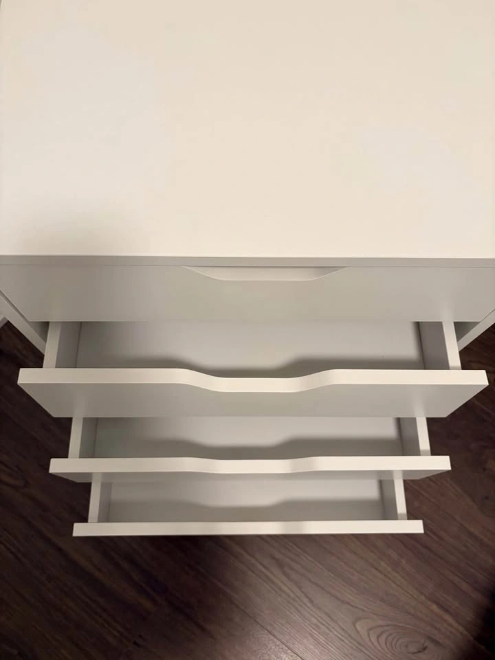 White Drawer Storage Cabinet - photo 2