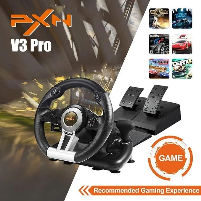 PXN V3PRO Gaming Racing Wheel – Vibration Steering Wheel - photo 2