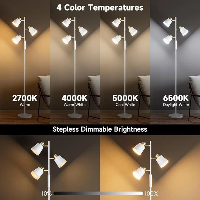 Jeagop Tree Floor Lamp – Decorative Standing Light - photo 2