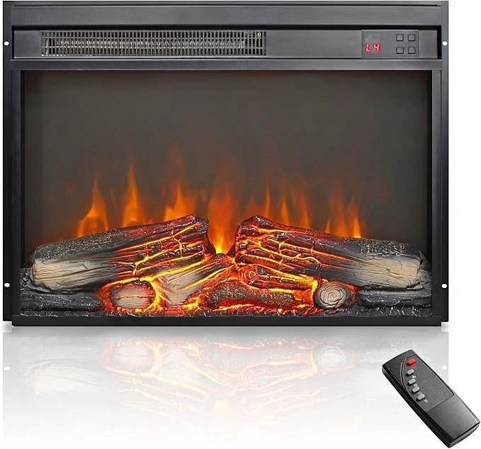 Innoflame 23-Inch Electric Fireplace Heater with Remote & Timer