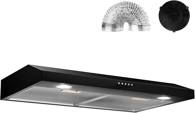 TYEMUI JX3830 30-Inch Slim Range Hood – 300CFM
