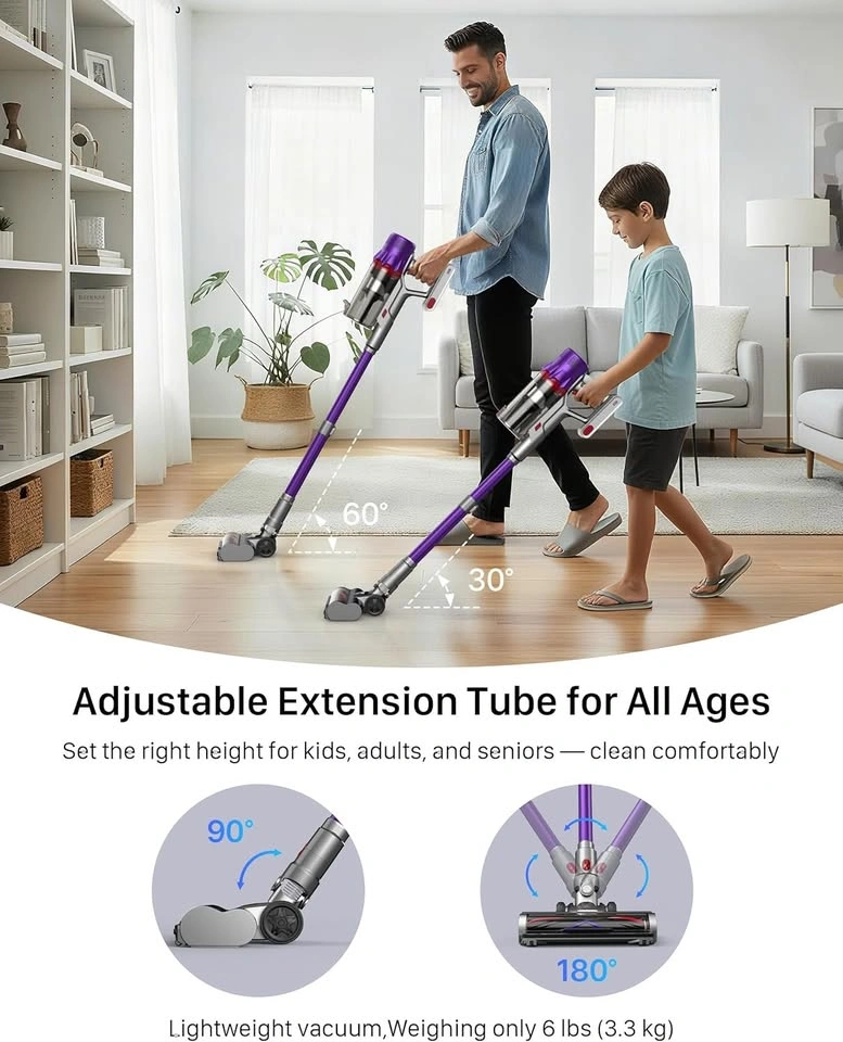 iXlion TV109S Cordless Stick Vacuum – 45KPa Suction, 55-Min - photo 5