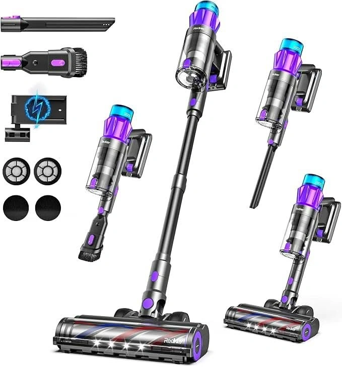 Redkey P9 Pro Cordless Vacuum Cleaner – 650W, 75KPa Suction