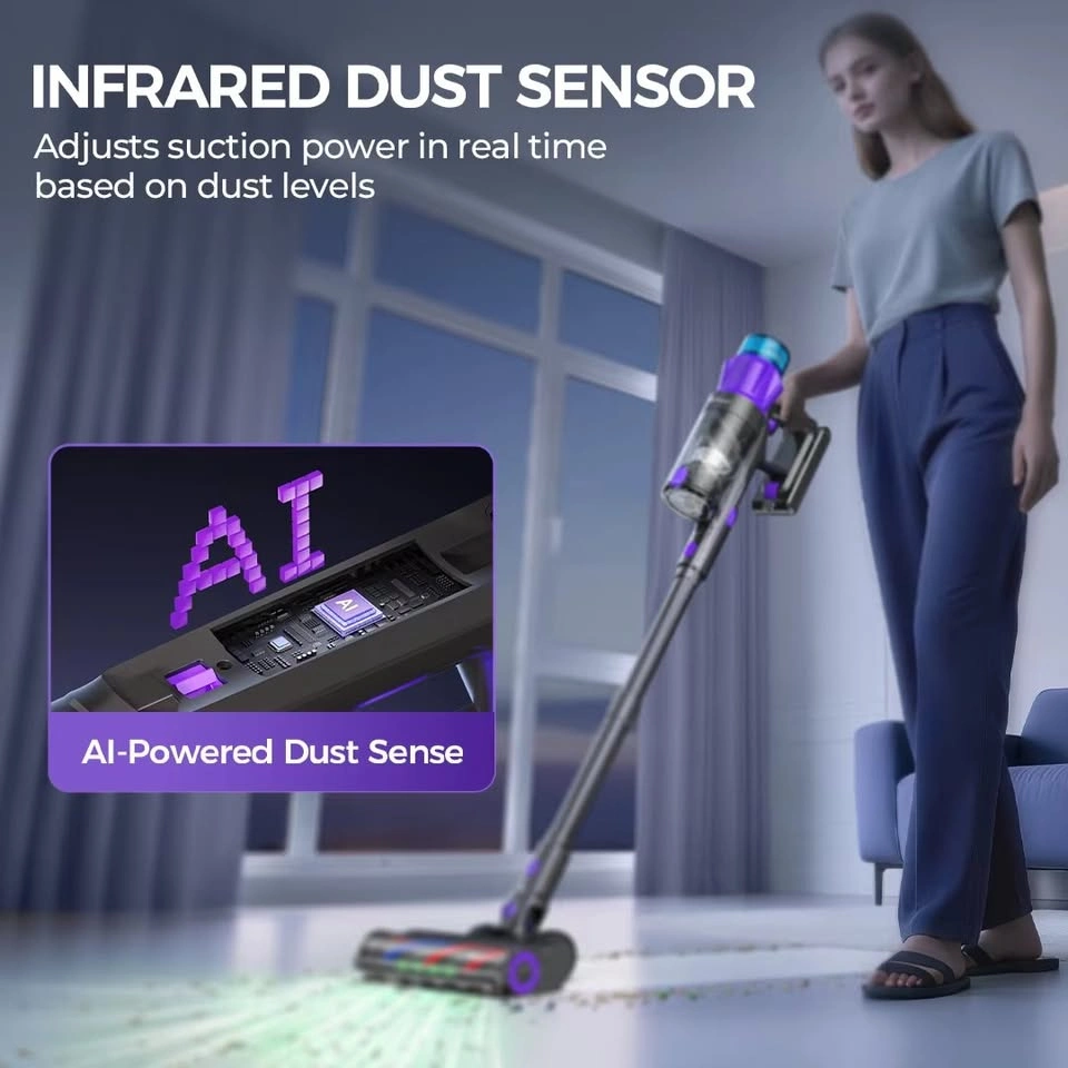 Redkey P9 Pro Cordless Vacuum Cleaner – 650W, 75KPa Suction - photo 3