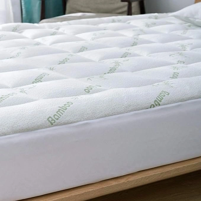 King Size Bamboo Quilted Mattress Pad / Topper (NEW)