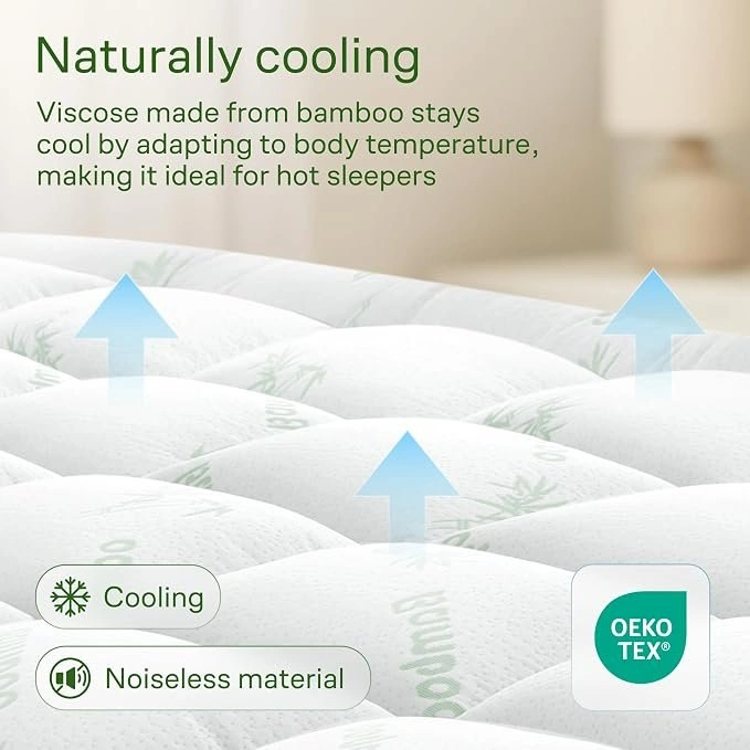 King Size Bamboo Quilted Mattress Pad / Topper (NEW) - photo 5