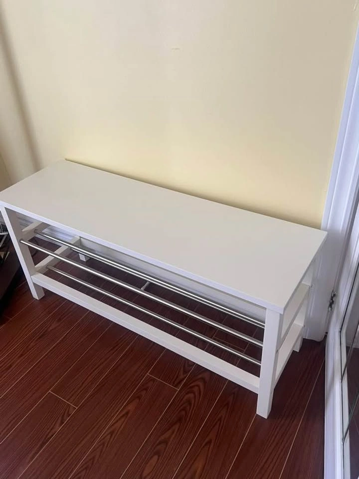 Bench with Shoe Rack - photo 2