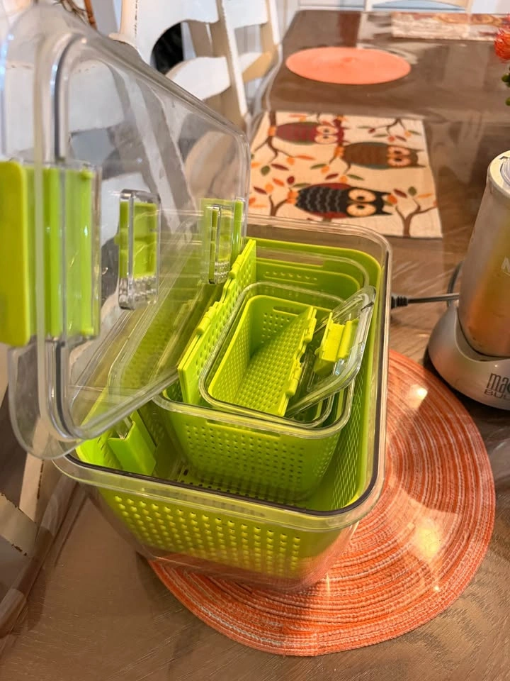 Salad and avocado storage container - photo 4