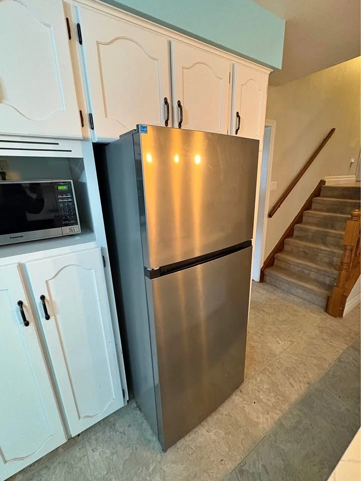 Danby 18 cu. ft. Top Mount Refrigerator in Stainless Steel Look