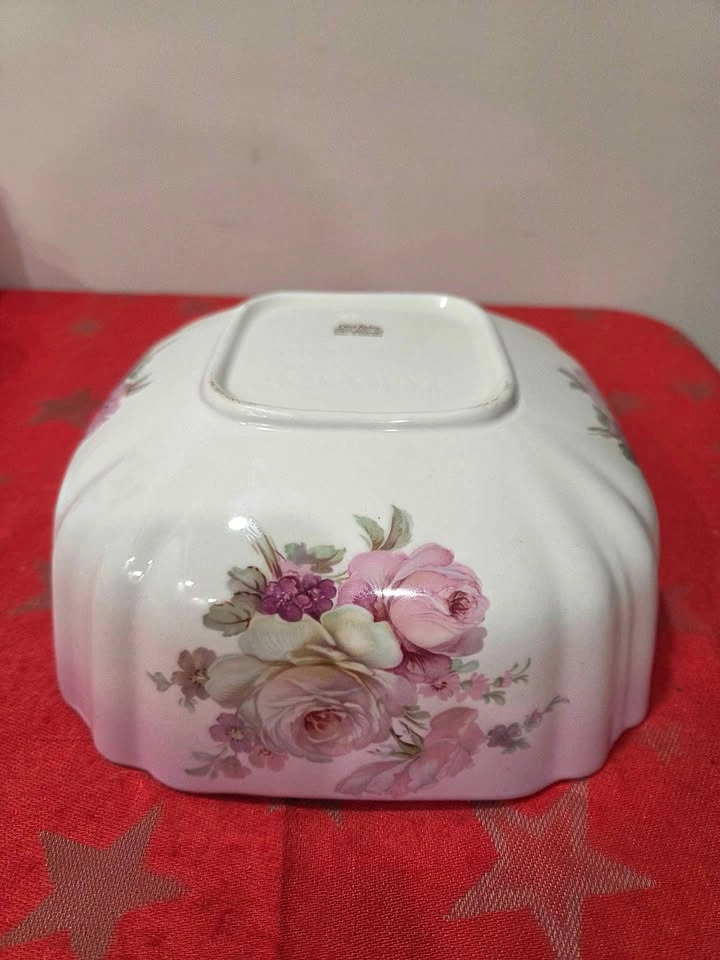 Vintage Old Foley James Kent Floral Bowl and Spoon - photo 5