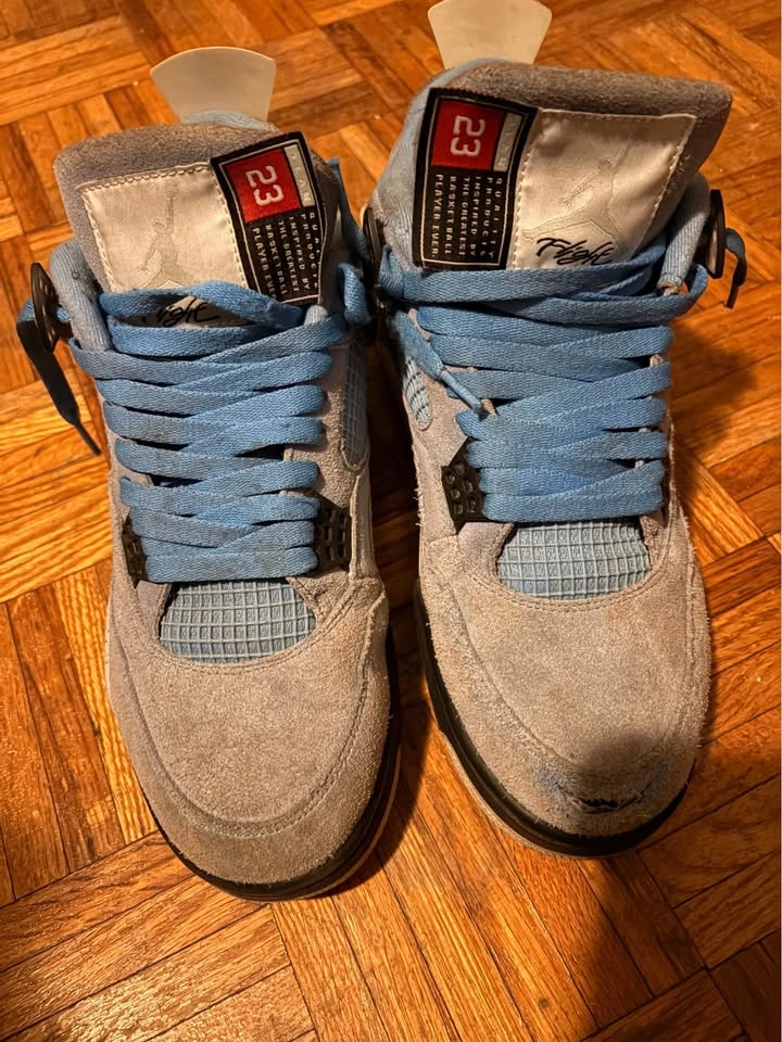 Air Jordan 4 Retro University Blue Size 9.5 - photo 3