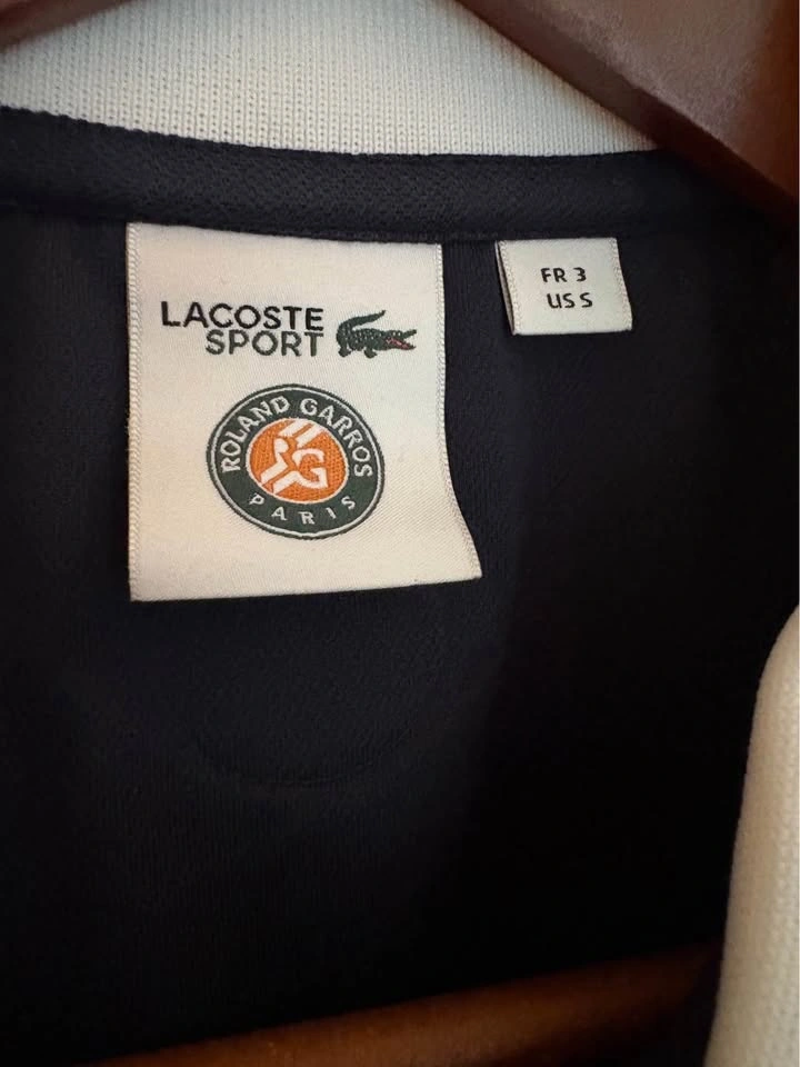 Unisex Lacoste Sport Roland Garros Ultra-Dry Zip Polo Shirt - photo 3