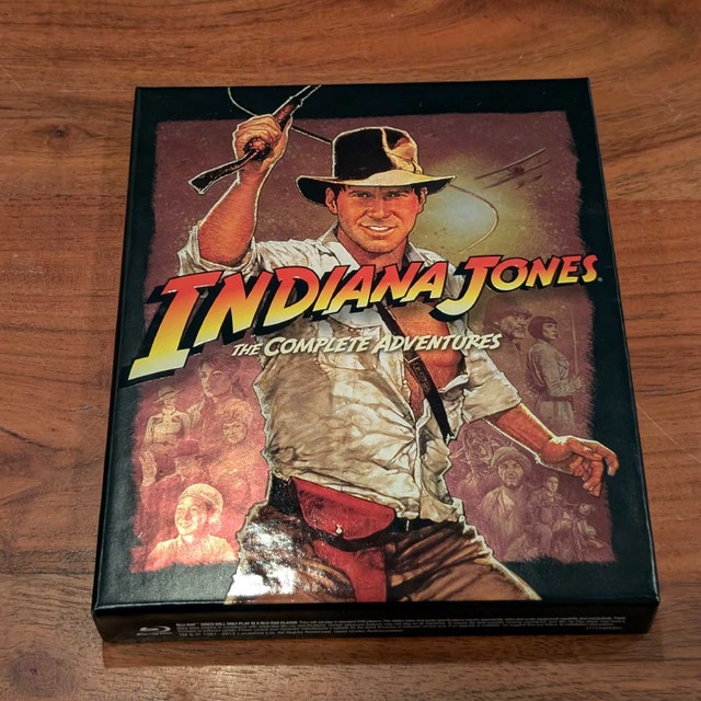 Indiana Jones 4 Movie Bluray Collection