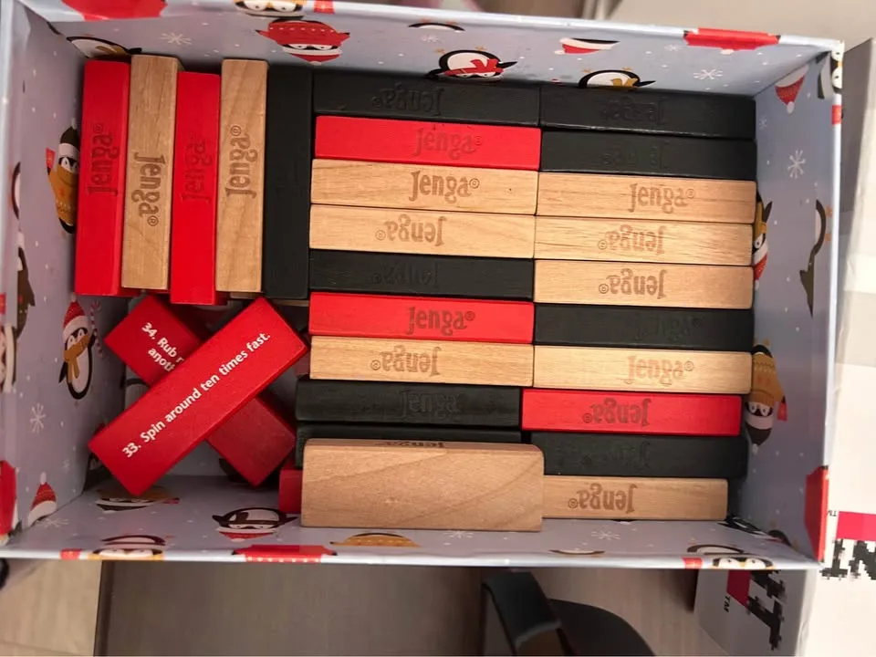 Jenga Holiday Edition Game- truth and dare image indicator(2)