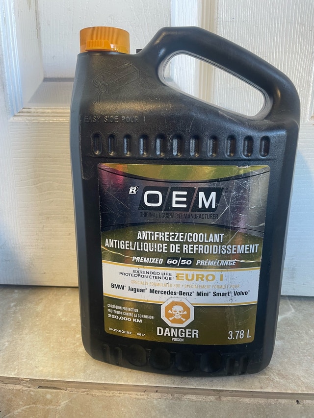 OEM Euro 1 premixed coolant antifreeze - photo 2