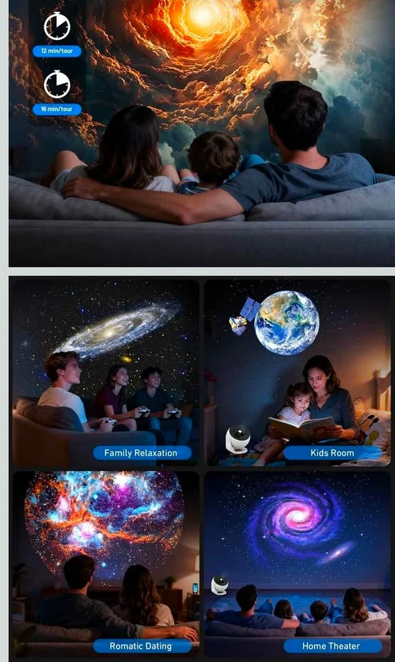Nawchedo Galaxy Projector Pro, 13 in 1 Home Planetarium - photo 3