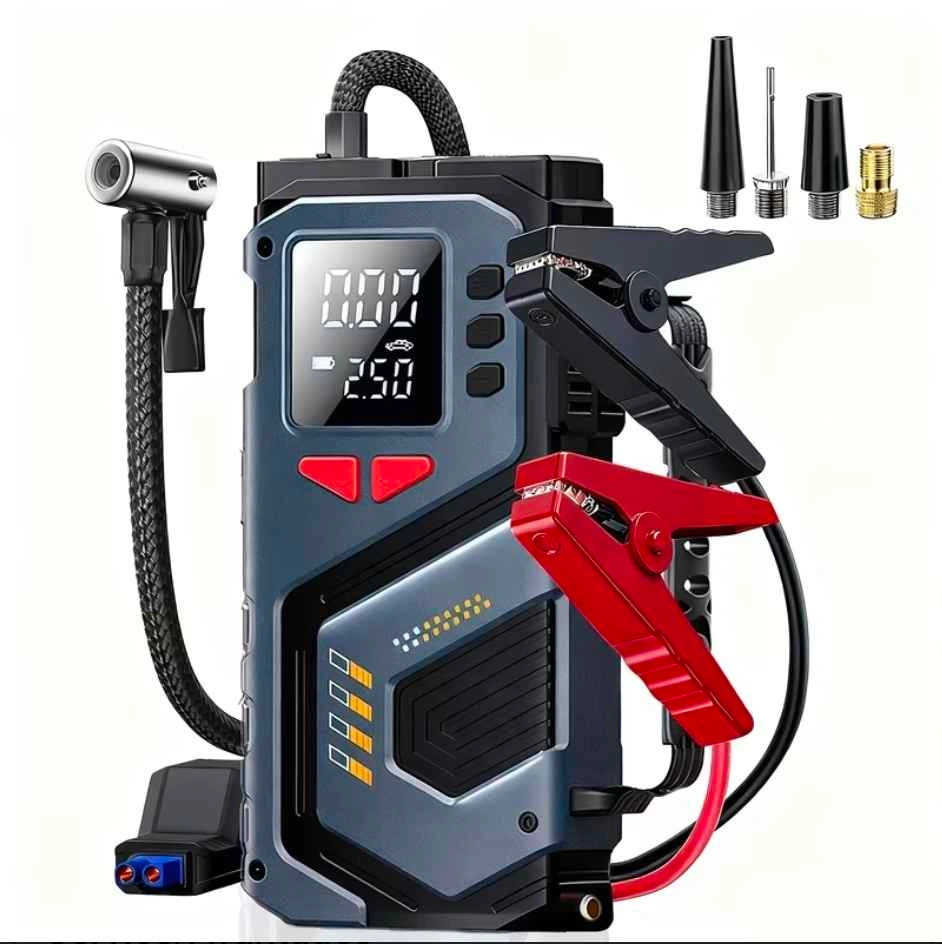 2-in-1 Air Compressor & 12V Car Battery Booster - photo 2