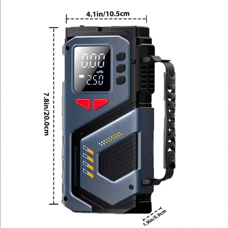2-in-1 Air Compressor & 12V Car Battery Booster - photo 5