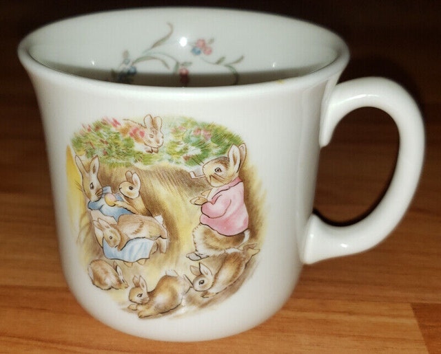 Royal Albert Flopsy Bunnies Beatrix Potter Mug and Plate - photo 2