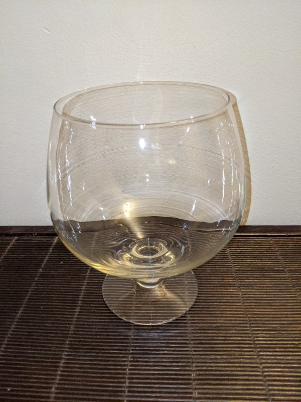Large Wide Dessert Wine Glass Bowl ($40)