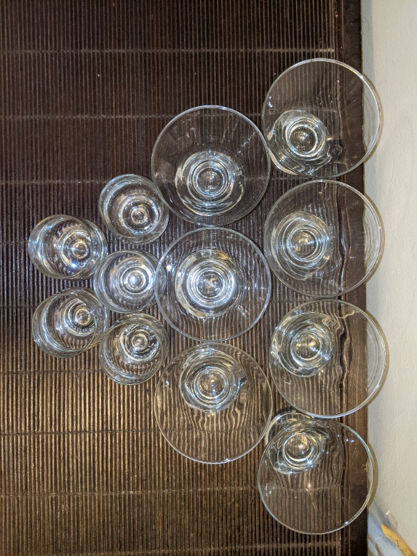 12 Piece Glasses Lot - Small Brandy Dessert Cups - photo 2