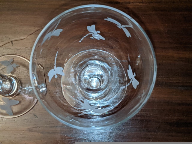 Butterfly and Dragon Fly Glass Candle Holder Set - photo 2