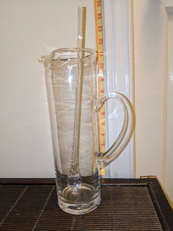 Glass Martini Pitcher with Stirrer ($50) - photo 2