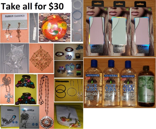 Fashion Jewelry and Hair Accessories (Take all for $30)