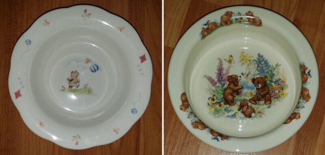 Busy Bear Noritake Bone China Bowl and Bear Bowl