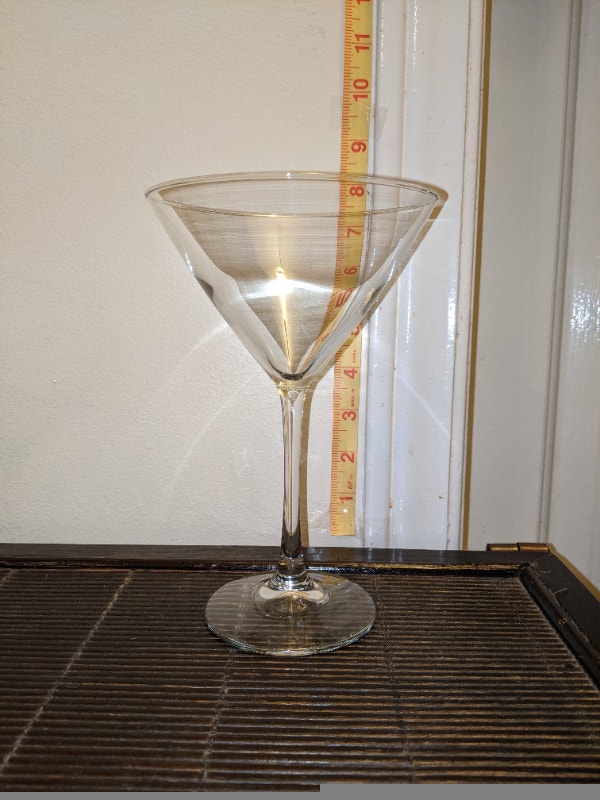8 Large Martini Glasses (Take all for $50) - photo 5