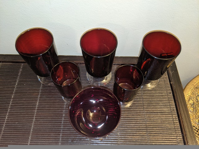 6 Red Wine Glasses (Take all for $60) - photo 3
