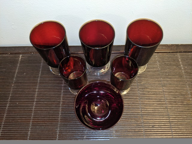 6 Red Wine Glasses (Take all for $60) - photo 5