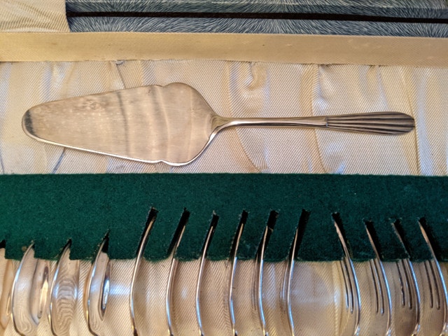 Vintage EPNS A1 Sheffield England Electroplated Dessert Flatware - photo 5