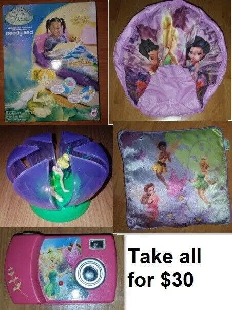 Disney Tinkerbell Themed Lot (Take all for $30)