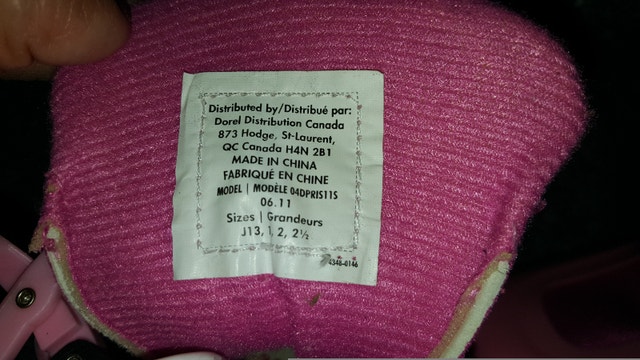 Disney Princess Ice Skates - Size J13 1 2 2.5 - photo 5