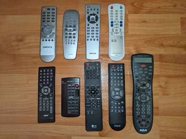 Remote Controls ($10 each)