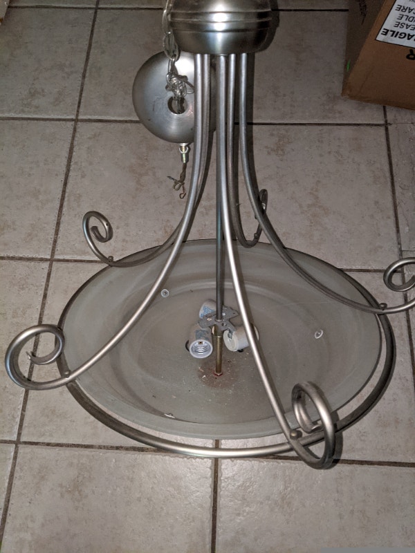 Large Light Fixture Chandelier - photo 3