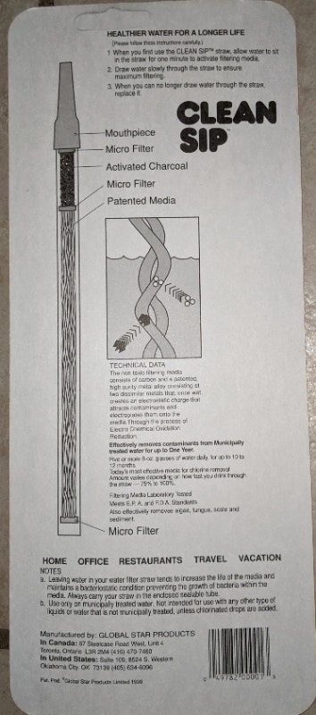 Clean Sip Water Filter Straw - photo 4